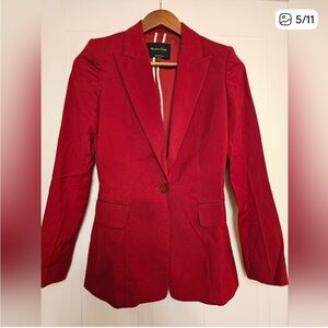 Authentic MASSIMO DUTTI Blazer Jacket RED